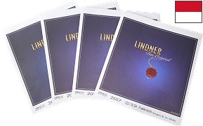  Feuilles préimprimées LINDNER-T Monaco 2011 avec pochettes recto verso