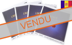 Feuilles préimprimées LINDNER-T Andorre 2013 avec pochettes recto verso 