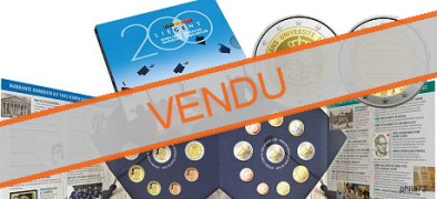 Coffret série monnaies euro Belgique 2017 BU - Double jubilé université de Liège et Gent