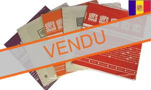 Feuilles préimprimées Safe-dual Andorre 2011 avec pochettes recto verso