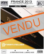 Feuilles préimprimées YVERT & TELLIER FS France 1er semestre 2013 sans pochettes