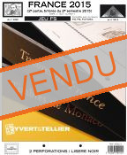 Feuilles préimprimées YVERT & TELLIER FS France 2eme semestre 2015 sans pochette 