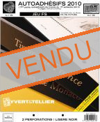 Feuilles préimprimées YVERT & TELLIER FS France Autoadhésifs 1er semestre 2010 sans pochettes 