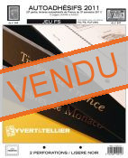 Feuilles préimprimées YVERT & TELLIER FS France Autoadhésifs 2eme semestre 2011 sans pochettes
