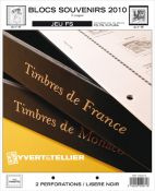 Feuilles préimprimées YVERT & TELLIER FS France blocs souvenirs 2010 sans pochettes