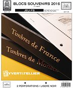 Feuilles préimprimées YVERT & TELLIER FS France blocs souvenirs 2016 sans pochette