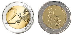  Commémorative 2 euros Estonie 2018 UNC - 100 ans de la République