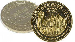 Médaille souvenir de la Monnaie de Paris - Cathédrale Saint-Julien 2017
