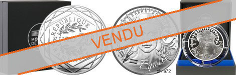Commémorative 20 euros Argent Marianne Egalité France 2018 Belle Epreuve - Monnaie de Paris