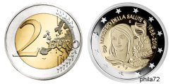 Commémorative 2 euros Italie 2018 UNC - 60 ans du ministère de la santé