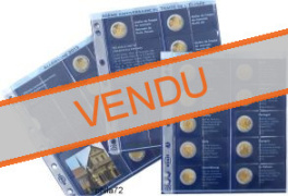 Feuilles préimprimées numismatiques NUMIS 2 euros commémoratives 2012-2013 avec ateliers allemands
