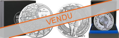 Commémorative 10 euros Argent année du Cochon France 2019 BE - Monnaie de Paris