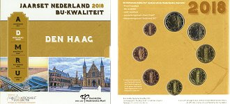 Coffret série monnaies euro Pays-Bas 2018 BU - Deen Haag