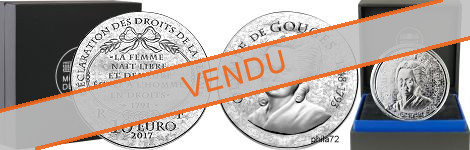 Commémorative 10 euros Argent Olympe de Gouges 2017 Belle Epreuve - Monnaie de Paris