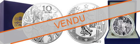 Commémorative 10 euros Argent Semeuse l'Ecu de 6 Livres 2018 Belle Epreuve - Monnaie de Paris