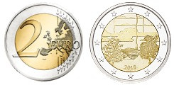 Commémorative 2 euros Finlande 2018 UNC - Culture du Sauna finlandais
