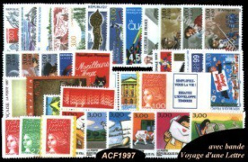Année complète France 1997 - n° 3042 au n° 3128 - 80 timbres