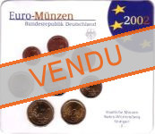 Coffret série monnaies euro Allemagne 2002 BU