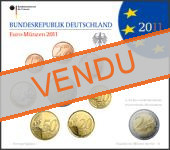 Coffret série monnaies euro Allemagne 2011 BU