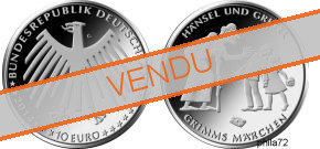 Commémorative 10 euros Allemagne 2014 UNC - Hansel et gretel