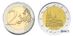 Commémorative 2 euros Allemagne 2011 UNC - Présidence de la Rhénanie-du-Nord-Westphalie