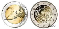Commémorative 2 euros Allemagne 2015 UNC - Reunification allemande