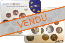 Coffret série monnaies euro Allemagne 2007 BU