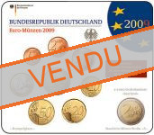 Coffret série monnaies euro Allemagne 2009 BU