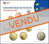 Coffret série monnaies euro Allemagne 2010 BU