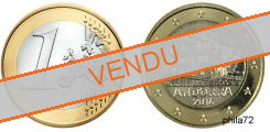 Pièce officielle de 1 euro Andorre annee 2016 UNC - Casa de la Val