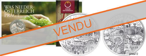 Commémorative 10 euros Argent Autriche 2013 Brillant Universel - Province Niederosterreich vallee de Wachau
