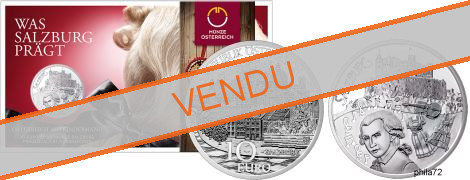 Commémorative 10 euros Argent Autriche 2014 Brillant Universel - Province de Salsburg