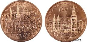 Commémorative 10 euros Cuivre Autriche 2015 UNC - Province de Vienne