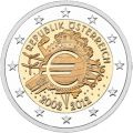 Commémorative commune 2 euros Autriche 2012 UNC - 10 ans de l'Euro