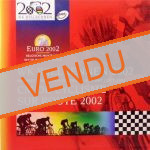 Coffret série monnaies euro Belgique 2002 BU - Cyclisme