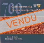 Coffret série monnaies euro Belgique 2002 BU - Eperons