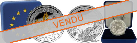 Commémorative 10 euros Argent Belgique 2011 Belle Epreuve - Exploration sous marine - Auguste Piccard