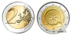 Commémorative 2 euros Belgique 2015 UNC - Année Europeenne du developpement