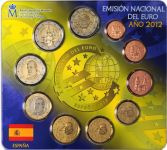 Coffret série monnaies euro Espagne 2012 BU