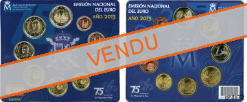 Coffret série monnaies euro Espagne 2013 BU