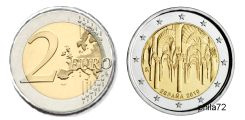 Commémorative 2 euros Espagne 2010 UNC - Centre historique de Cordoue