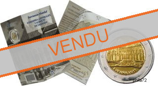 Commémorative 2 euros Espagne 2011 Coincard BE - Cour des Lions