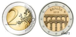 Commémorative 2 euros Espagne 2016 UNC - Aqueduc de Segovie