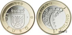 Commémorative 5 euros Finlande 2010 UNC - Région Finlande du sud