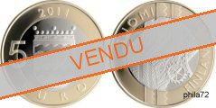 Commémorative 5 euros Finlande 2011 UNC - Région Uusimaa