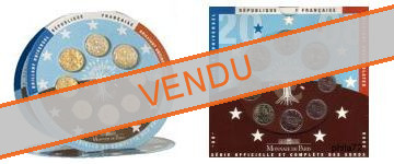 Coffret série monnaies euro France 2008 BU - Monnaie de Paris