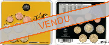 Coffret série monnaies euro France miniset 2013 BU - Tour de France