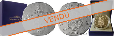 Commémorative 10 euros Argent Charlemagne 2011 Belle Epreuve - Monnaie de Paris