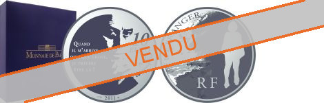 Commémorative 10 euros Argent l'Etranger 2011 Belle Epreuve - Monnaie de Paris