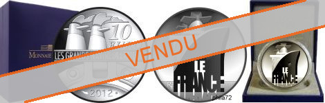 Commémorative 10 euros Argent le France 2012 Belle Epreuve - Monnaie de Paris